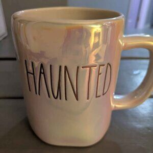Rae Dunn Iridescent Haunted Halloween Mug